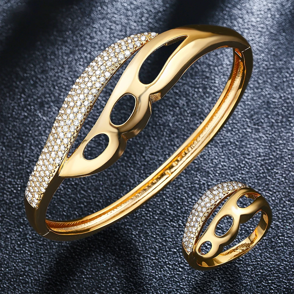 

African Dubai Arabian Turkey Nigeria Ethiopian Middle Eastern Bangle&Bracele Ring Silver Gold Metal Copper Jewelry Fashion Gift