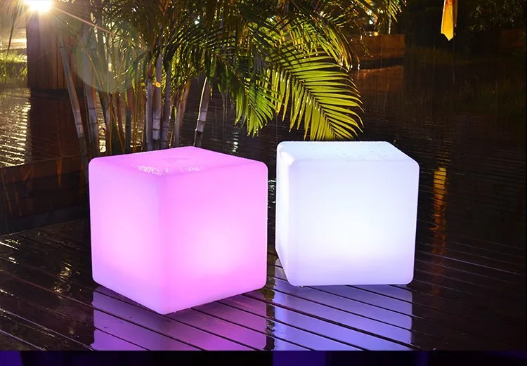 кубы с подсветкой. светильник куб 40 см старт. светящаяся мебель. старт cube 200мм led. светильник ргб напольный светодиодный лед бар.