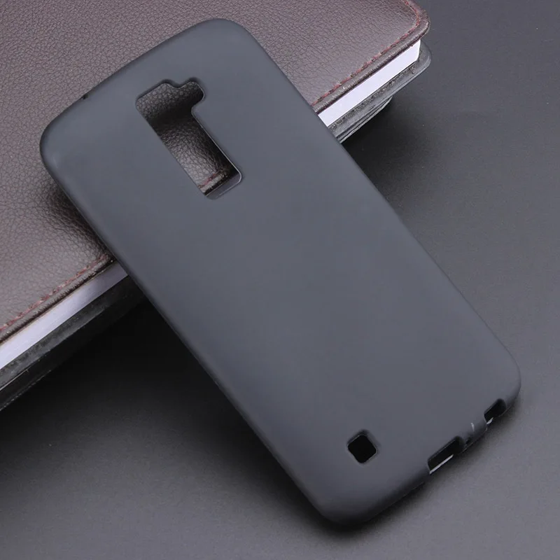 Black Gel TPU Slim Soft Anti Skiding Case Back Cover For LG K10 LTE K430 K430ds K420N K 10 M2 Mobile Phone Rubber Silicone Bag