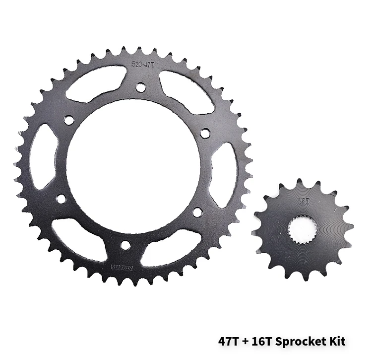45# сталь 520 16T 47T мотоциклетные запчасти цепь и Передняя Задняя звездочка для BMW F650 Funduro ST Strada Dakar 1994-2000
