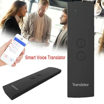 

T6 Smart Voice Translator Portable Two-Way Real Time Multi-Language Translation Bluetooth Wireless Voice Translation 3E09