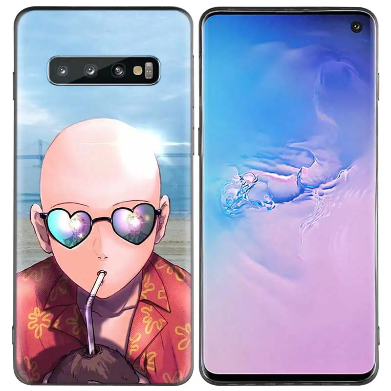 Черный силиконовый чехол One Punch Man аниме для samsung Galaxy M20 S10e S10 S9 M10 S8 Plus 5G S7 S6 Edge, мягкий чехол из ТПУ для телефона - Цвет: A004