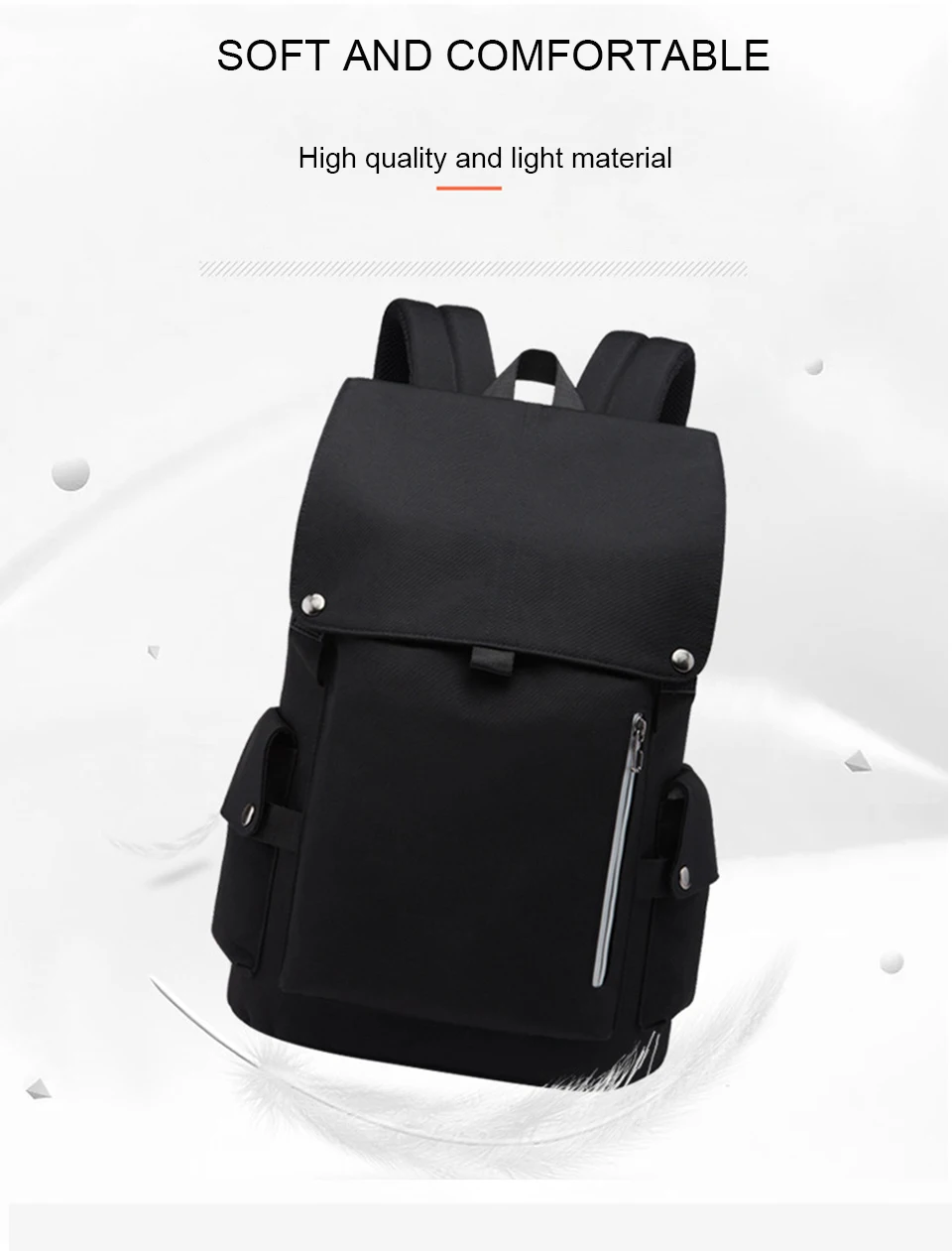 Mens Backpack Laptop Backpacks 17 Inch 15.6 Waterproof Mochila Black Women Backpacking USB Charging Student Travel Large Bagpack (4)
