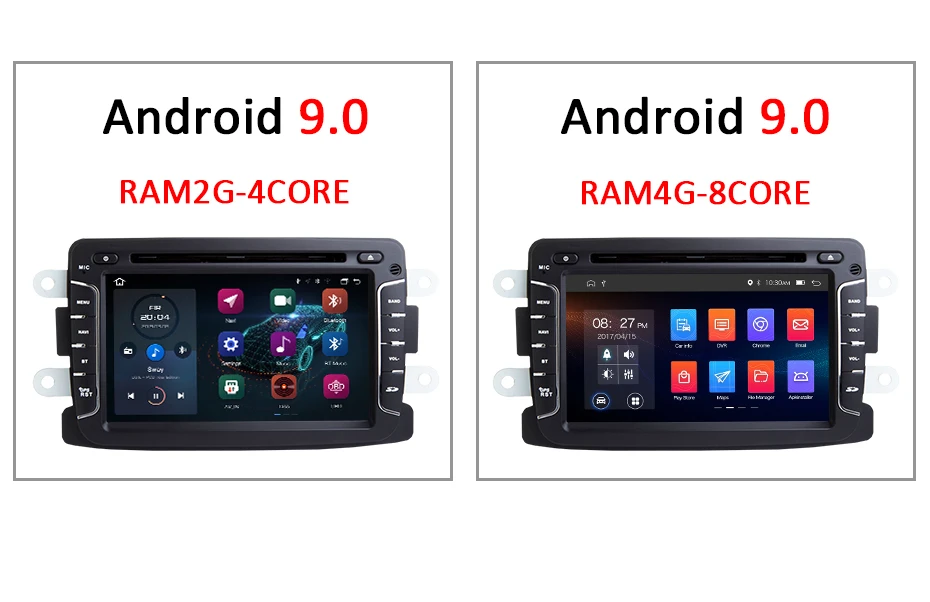 Perfect IPS DSP Android 9.0 64G Radio GPS For Dacia Sandero Duster Captur Lada Xray 2 Logan 2 Navigation Screen DVD PLAYER RECEIVER PC 5