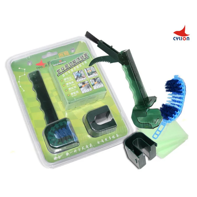Perfect Bike Bicycle Chain Cleaner Race bike wash chain collar CYLION multifunction device Compass chain cleaning tool bicycle 4