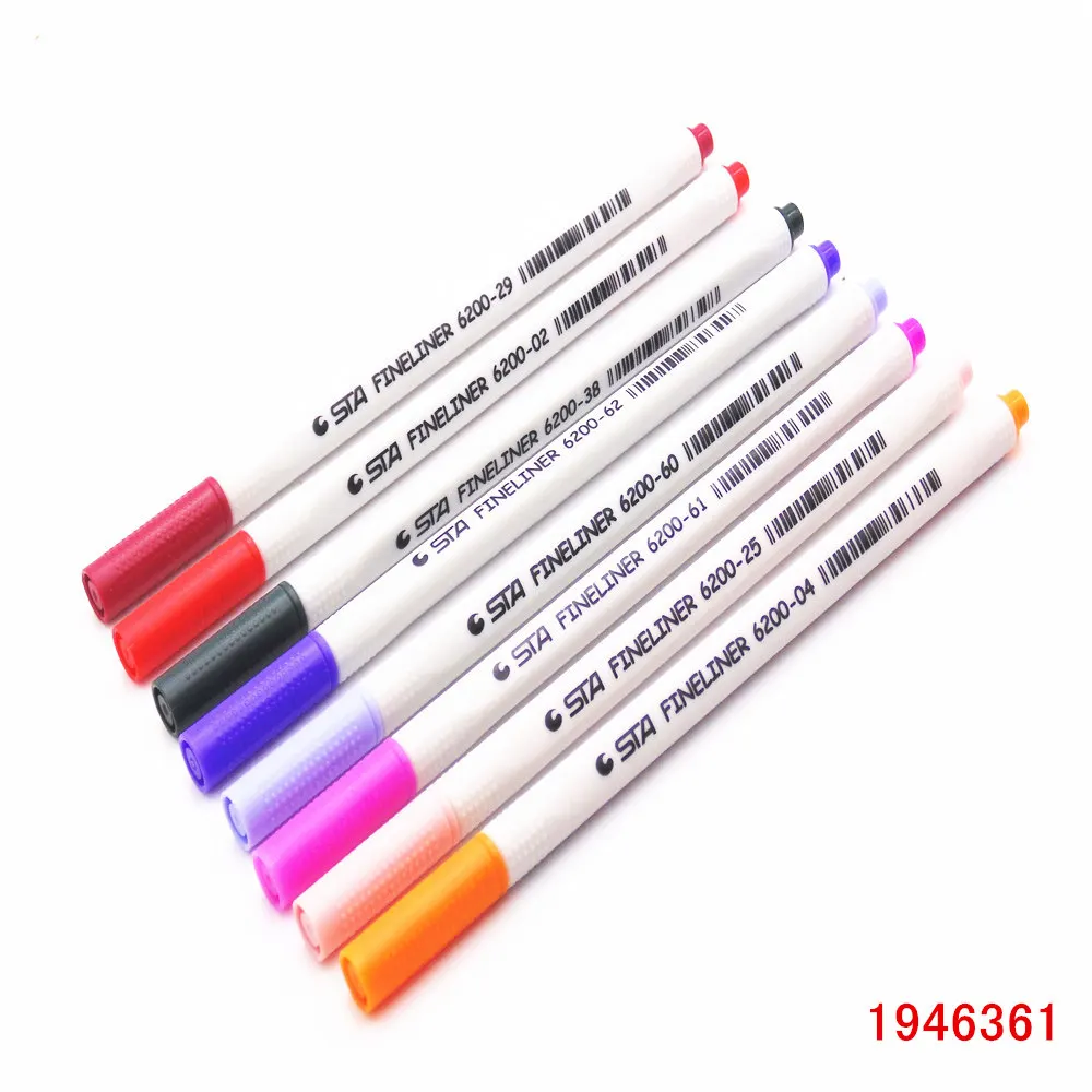 0,4 мм, 18 цветов, тонкие ручки-карандаши, сверхтонкие ручки-маркеры, художественная ручка для рисования, для детей, граффити, крючок, волоконная ручка