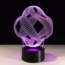 3D визуальная лампа, светодиодный USB Ночной светильник, прикроватная лампа, инновационная лампа для родителей, лампа для комнаты, метакрилатная пластина, Veilleuses Pour Enfants Lampara