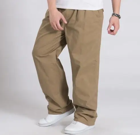 Большие размеры брюки карго мужские хип-хоп шаровары повседневные свободные широкие брюки с карманами 6XL 4XL Топы брендовые черные 3XL хип-хоп хлопковые