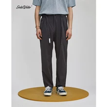 Мужские Винтажные Модные свободные прямые брюки в стиле хип-хоп, японский стиль Харадзюку, хип-хоп, 9330S