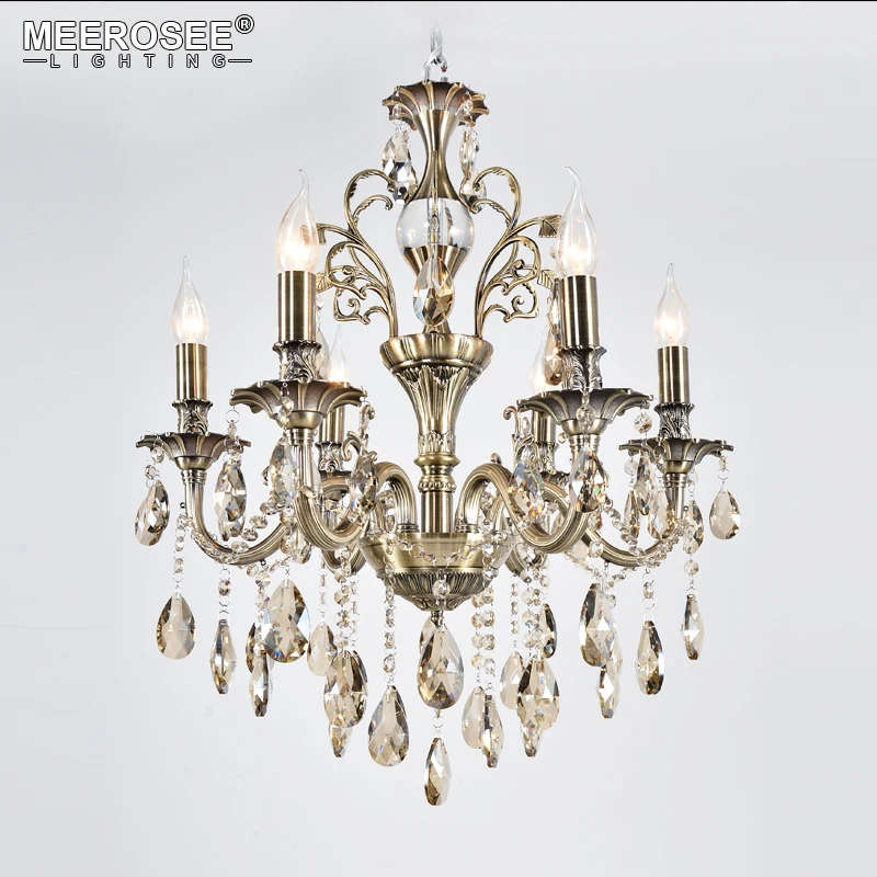 Luxury Bronze Crystal Chandelier 4