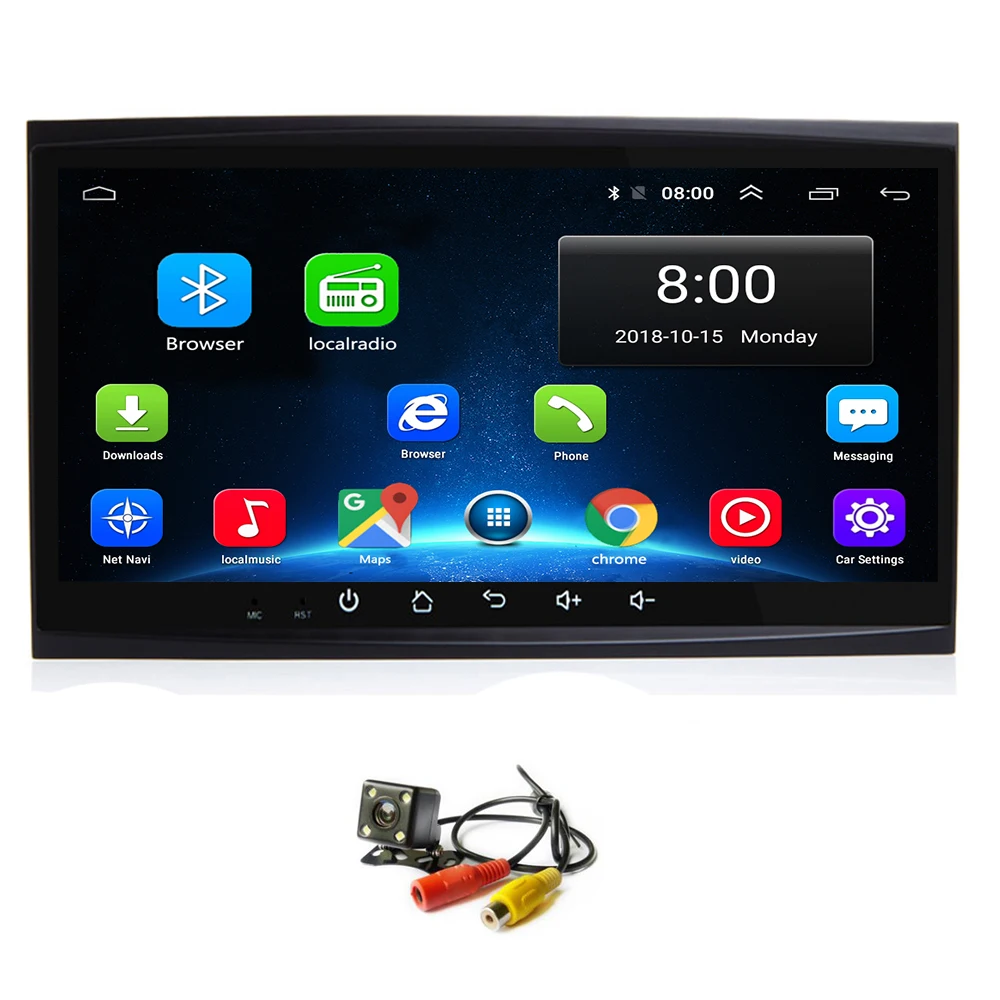 

Android 8.1 Car GPS Radio Multimedia Navigation for Volkswagen Touareg 2003-2010 Car Navi Audio Video Stereo Head Unit Wifi BT