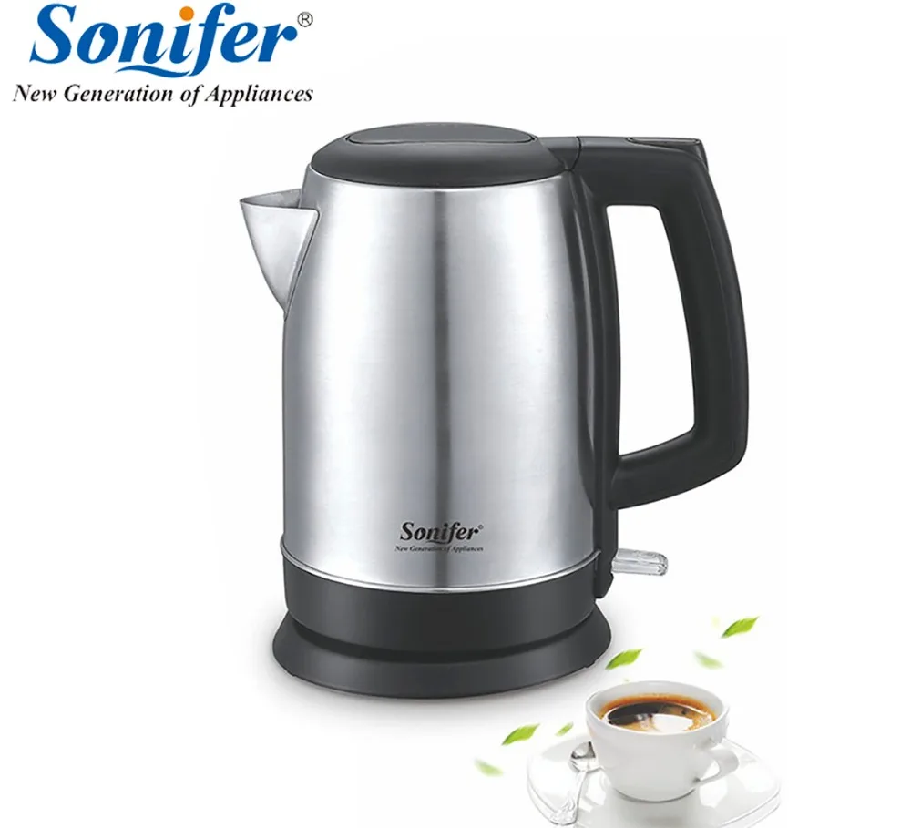 1.7L Original 304 stainless steel Electric Kettle 1500W Household Quick Heating Electric Boiling Pot Sonifer 1.7L Original 304 stainless steel Electric Kettle 1500W Household Quick Heating Electric Boiling Pot Sonifer