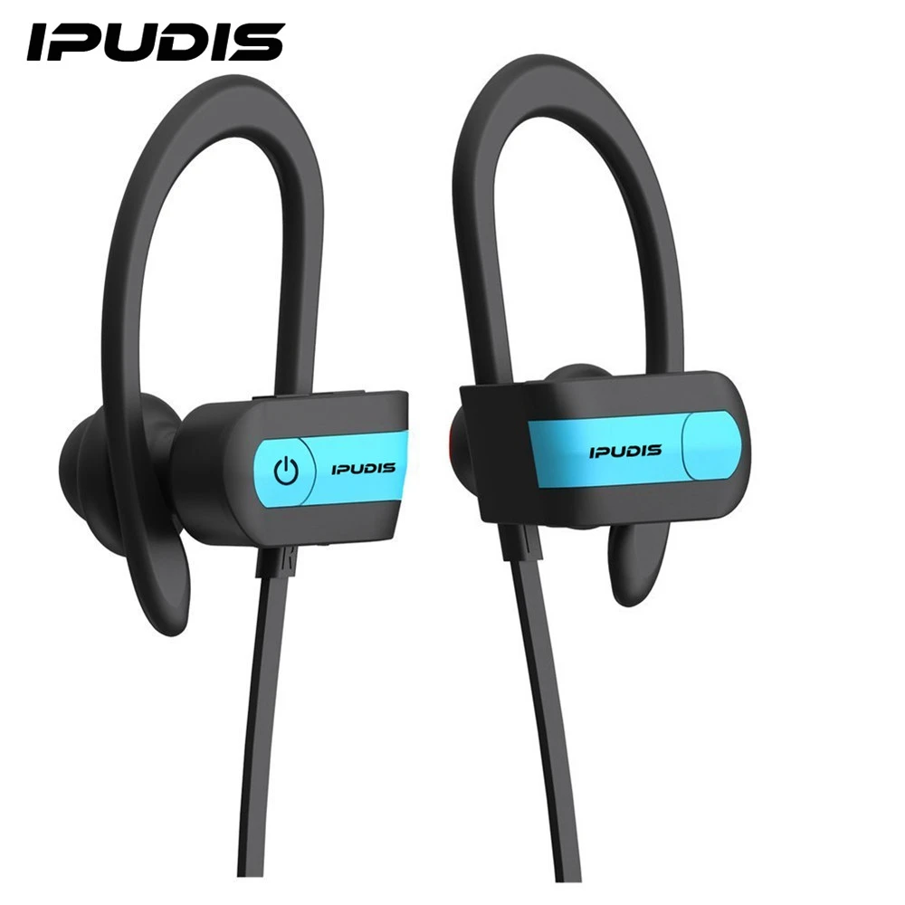 

IPUDIS Sport Wireless Headphone Ear hook Bluetooth Earphone 110mAh Long Standby Earbuds Headset with Microphone IPX5 Waterproof