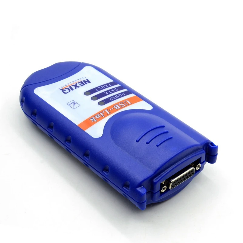 Лучшее качество NEXIQ 125032 USB Link 24 V сверхмощная Диагностика дизельного грузовика инструменты для сканера usb link(с пластиковой коробкой для инструментов