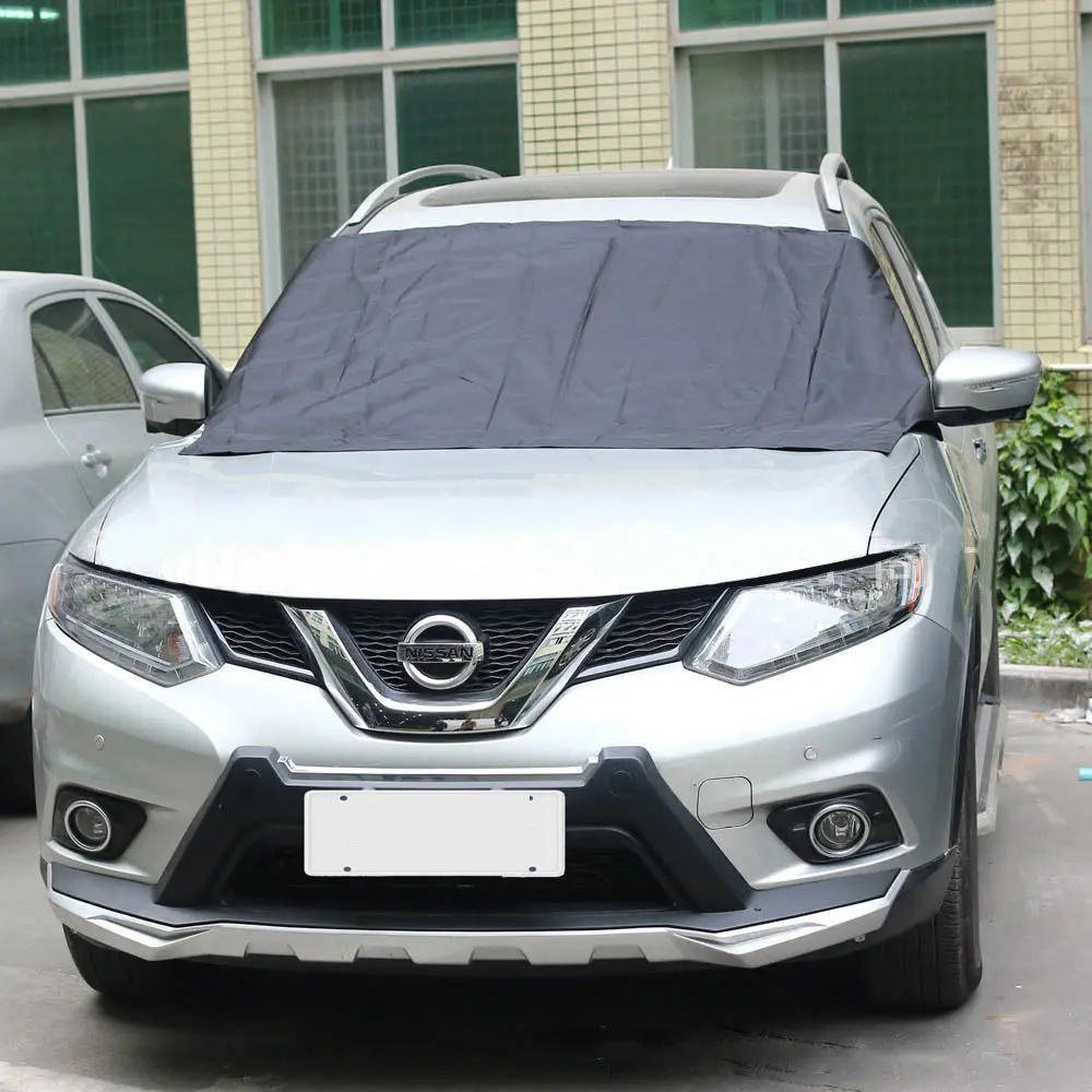 Car Truck Front Windshield Sun Shade Ice Frost Snow Cover Protector Trap Flap For