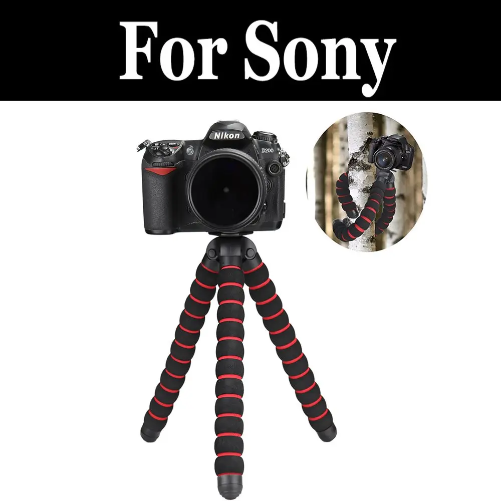 Большой размер Гибкий штатив Осьминог для Sony Cyber Shot Dsc Wx10 Wx150 Wx220 Wx30 Wx300 Wx350 Wx5 Wx50 Wx500