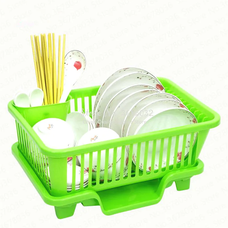 

NEW Cheap Authentic Plastic Self-draining Kitchen Single Layer Small Storage Put Dishes Chopsticks Dryer Drain Rack