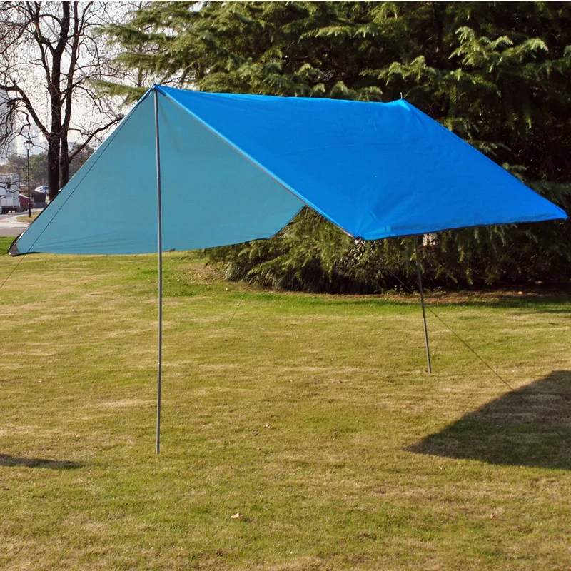 3 M x 3 M للماء الشمس المأوى خيمة قماش القنب مكافحة الأشعة فوق البنفسجية خيمة للشاطئ الظل في الهواء الطلق التخييم أرجوحة المطر يطير التخييم ظلة ...