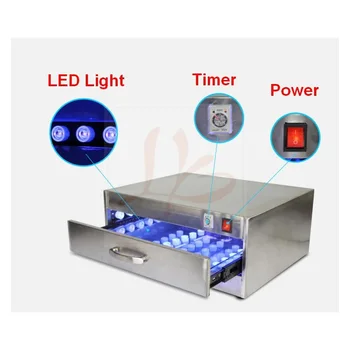 

118W UV Curing oven UV Curing Box UV Glue Dryer Lamp with 84 LED lights, no tax to Russia