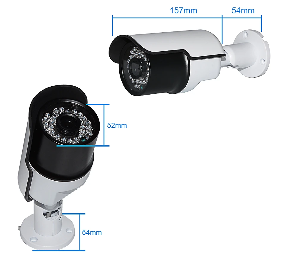 5MP AHD Bullet CCTV Camera Outdoor 3.6mm 6mm Fixed Lens Full High Resolution Video Surveillance CMOS Infrared Security Camera 5