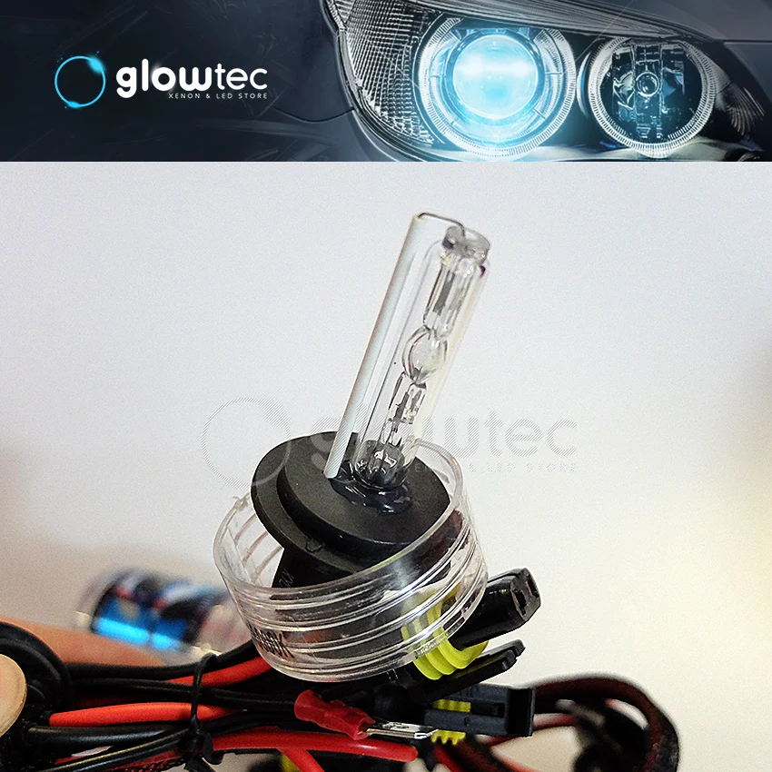 GLOWTEC HID H1 H7 H11 Bulb 2Pcs 35W 3000K 4300K 5000K 6000K 8000K 10000K 12000K 15000K Auto Lamp 12V Car Headlight Fog Lights led car lights led bulbs led headlights led car headlights car headlamps hid headlight bulbs