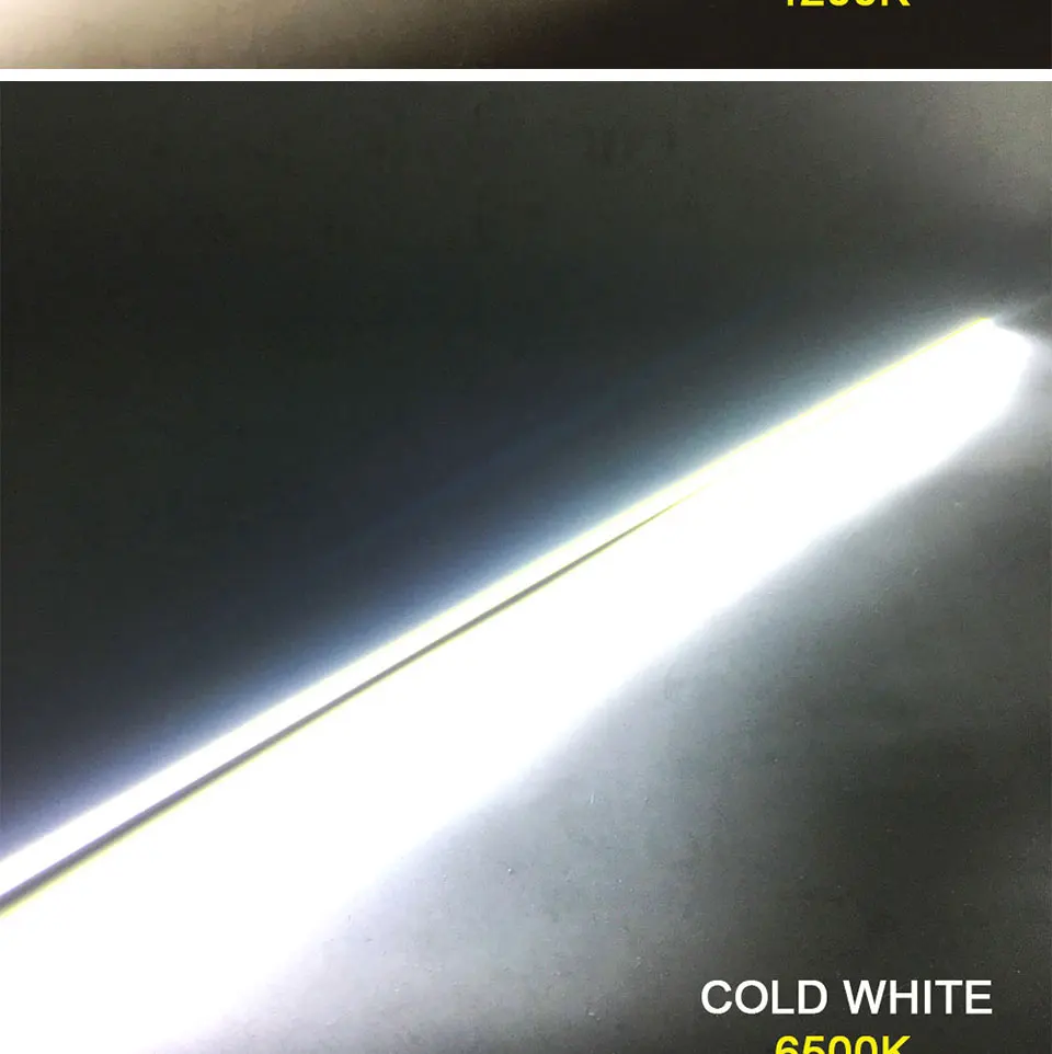 10pcs 6mm Dimmable COB LED Light Strip 12V DC Lamp 20CM 30CM 40CM 50CM 60CM Bendable LED Bar Lights for DIY Car Lighting Bulbs (21)