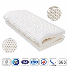 Colchón de látex Natural con funda interior, funda exterior, estera japonesa Tatami Cervical Vertebra, colchón de cama de liberación de presión corporal de 7 zonas