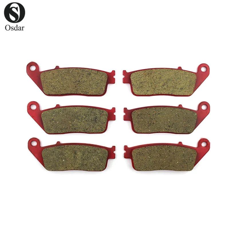 

Motorcycle CARBON CERAMIC BRAKE PAD Front+Rear For Honda ST 1100 90-02 CBR 750 FJ Superaero 1988 VFR 750 F 88-97