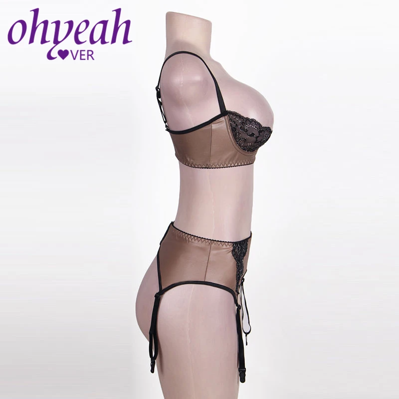 Ohyeahlover Women Open Cup Bra Set Sex Lingerie Erotic Plus Size 5XL Feminino Lace Push Up Bra Intimo Donna Sexy Hot RM80313 Ohyeahlover Women Open Cup Bra Set Sex Lingerie Erotic Plus Size 5XL Feminino Lace Push Up Bra Intimo Donna Sexy Hot RM80313