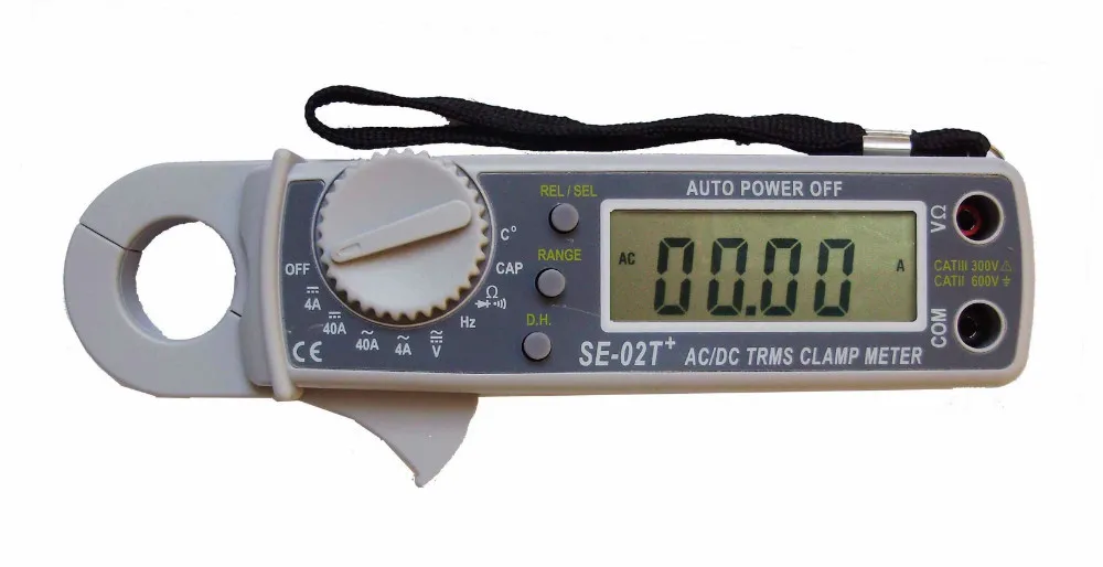 

SE-02T+ True RMSAC/DC Clamp Meter ,w tem