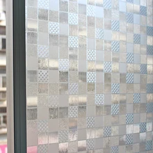 90 см* 200 см Высокое качество конфиденциальности ПВХ прозрачный конфиденциальности декоративная пленка для стекла наклейки на окна