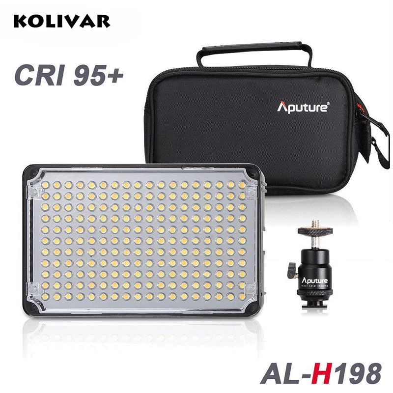 

Aputure Amaran H198 Led Light CRI 95+ On Camera Daylight Temperature Light Video Photo Lighting for DSLR Camera DV Camcorder