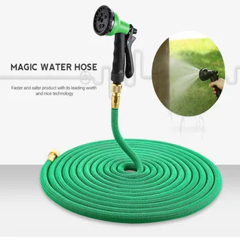 

Multifunctional Expandable Garden Hose Magic Flexible Lightweight Expanding Water Hose Spray Nozzle 25 / 50 / 75 / 100ft