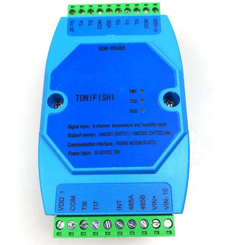 

8 channel temperature and humidity acquisition module sensor module AM2301 AM2302 DHT21 DHT22 acquisition