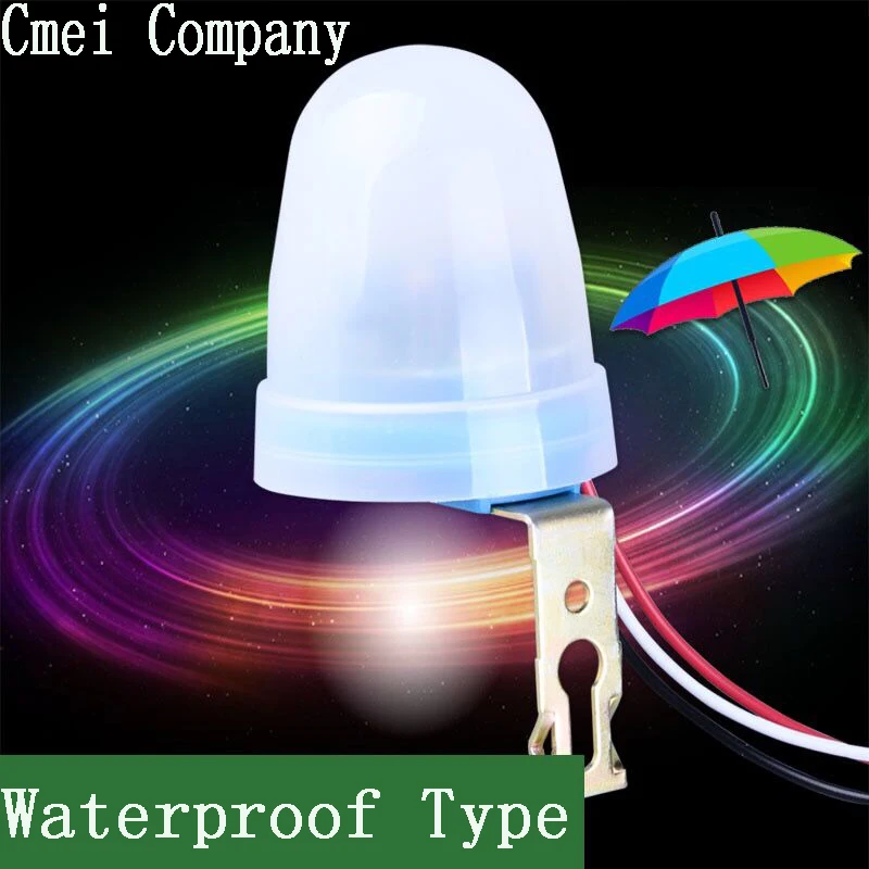 

12v Photo Control Sensor Auto on Off Light Control Switch, Waterproof Automatic Light Switch and Streetlight Switch CM101