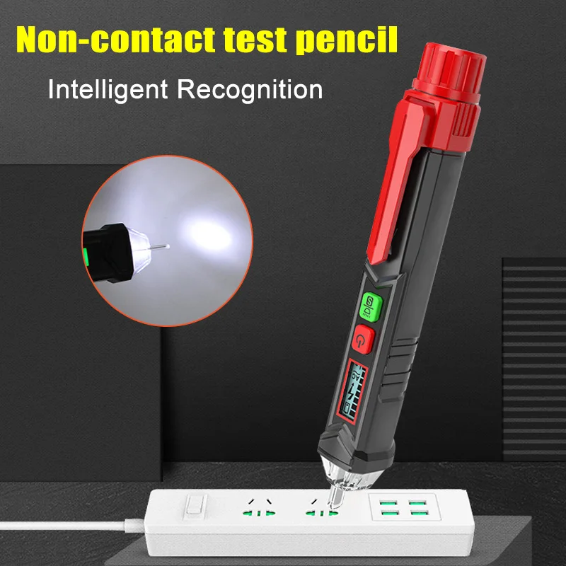 

12-1000V Electrical Non-contact AC Voltage Detector Test Pen Alert Meter Tester Tool GHS99