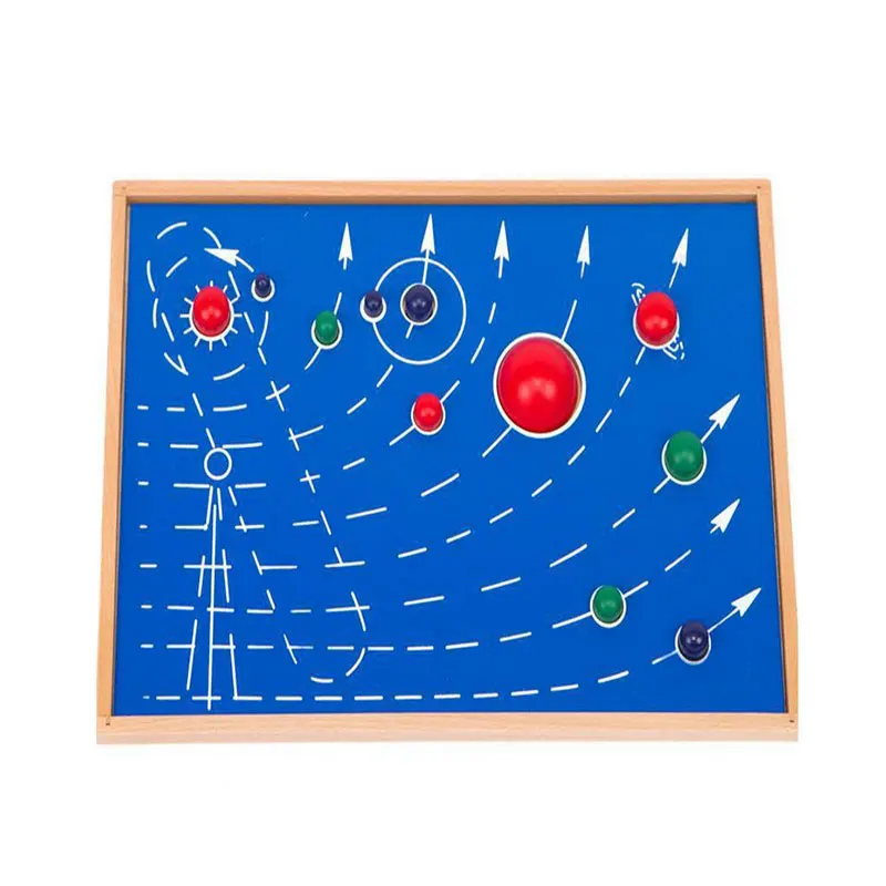 9 Planets Solar System Free Shipping Montessori Board 416