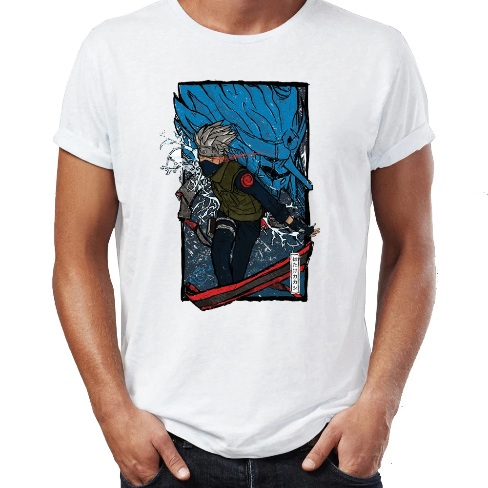 

Men's T Shirt Senpai Kakashi Naruto Artsy Awesome Artwork Printed Tee