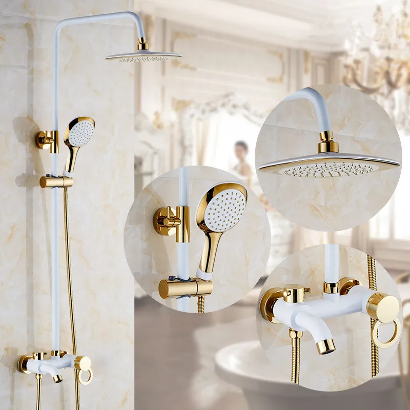 Buy Shower Faucets Wall Mounted Plumbing Faucet Luxury