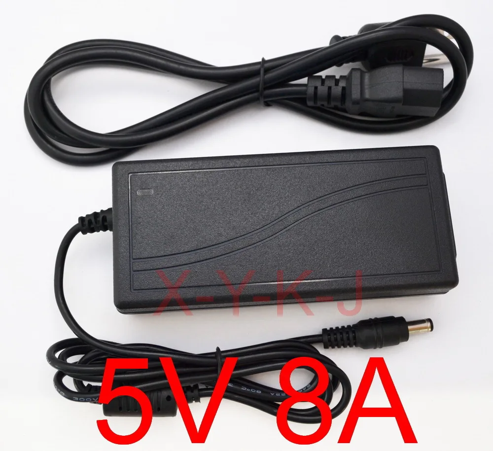 Высококачественный IC solutions 1 шт. DC 5V 8A переключатель питания 40 Вт светодиодный