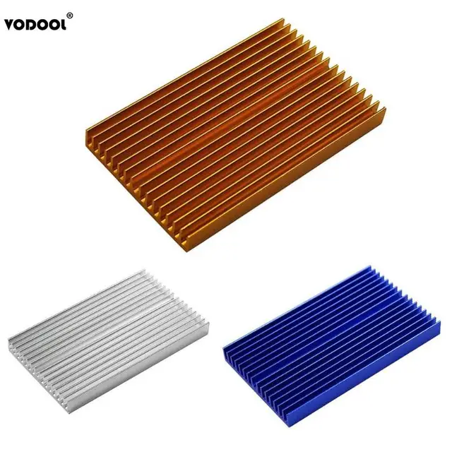 Cheap VODOOL 100*60*10mm Aluminum Alloy PC Heat Sink Chip PCB Cooler Radiator Computer Cooling Components For IC LED Power Transistor Cheap VODOOL 100*60*10mm Aluminum Alloy PC Heat Sink Chip PCB Cooler Radiator Computer Cooling Components For IC LED Power Transistor