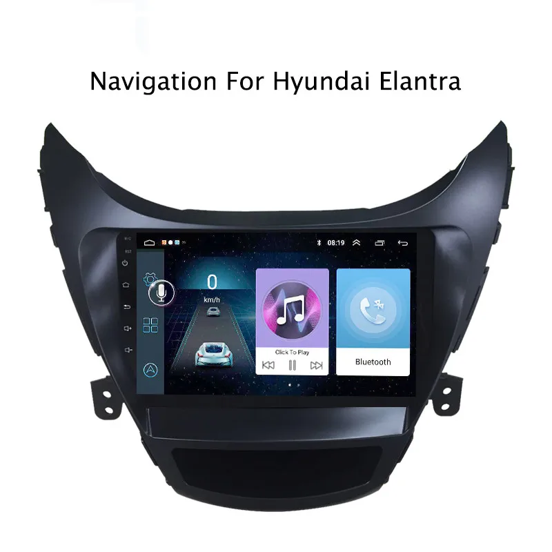 

9inch Android 9.1 Car Radio GPS Navigation Multimedia Stereo DVD Player for Hyundai Elantra 2011 2012 2013 2014