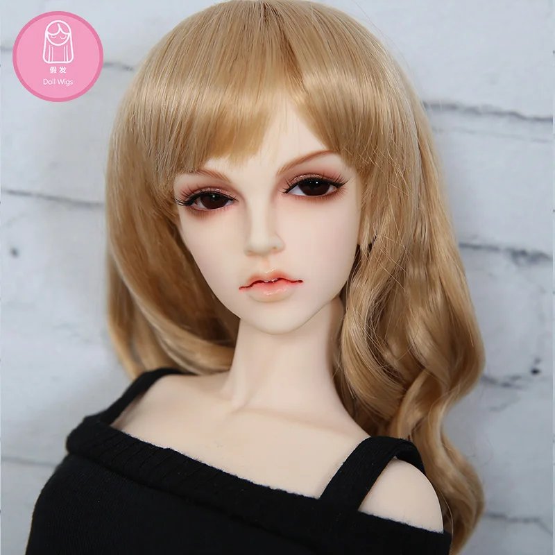 Парик для куклы BJD парик bjd 7-8 дюймов 1/4 высокотемпературный парик девушка короткие волосы кукла с челкой модный тип Стильный