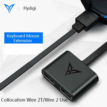 Flydigi wee 2T pubg мобильный игровой контроллер Поддержка тела ощущение клавиатура и мышь конвертер геймпад для ios/android - Цвет: Magic Extender