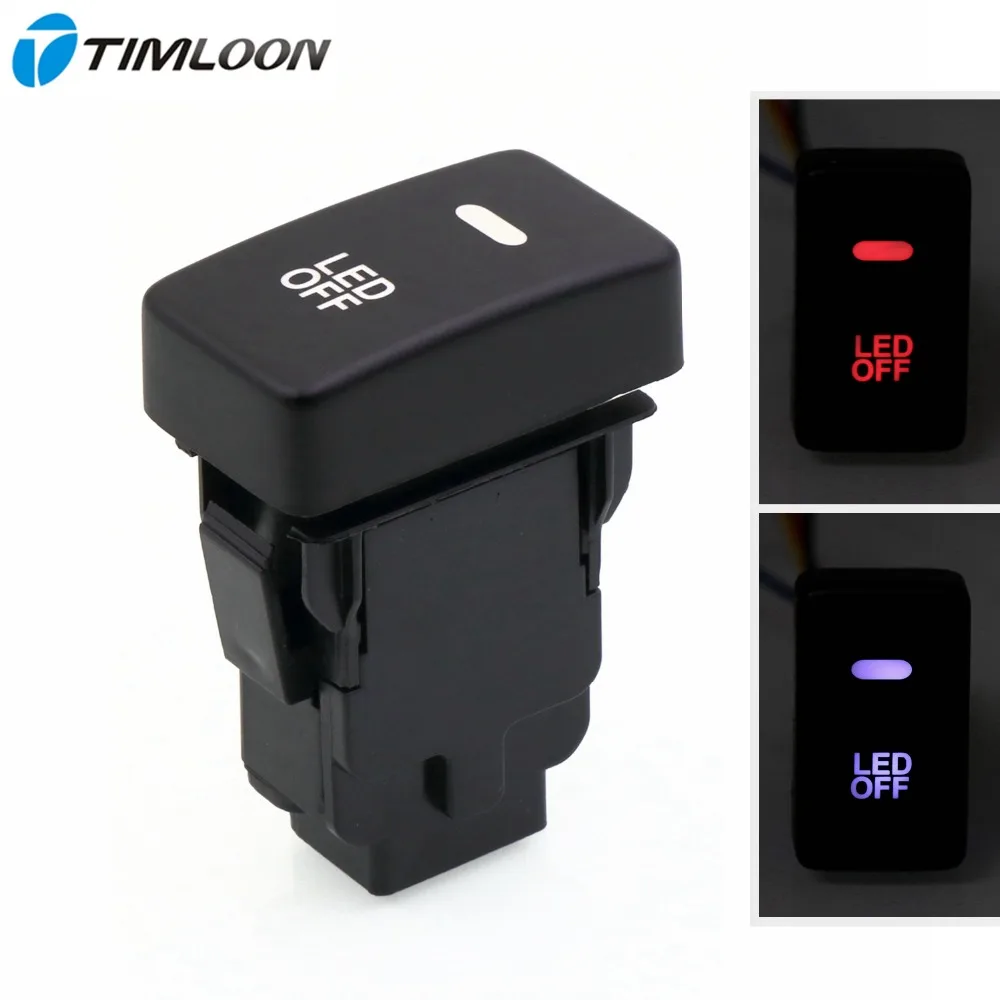 12V Car Fog Light Switch Daytime Running Lights Switch Use for Honda