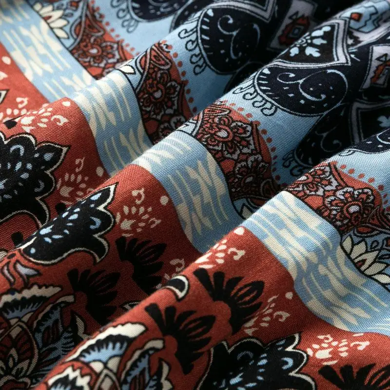 Очаровательная Boho Длинная женская юбка с принтом летняя хлопковая юбка с кисточками Женская Повседневная Высокая талия Цветочная Пляжная линия Корейская юбка