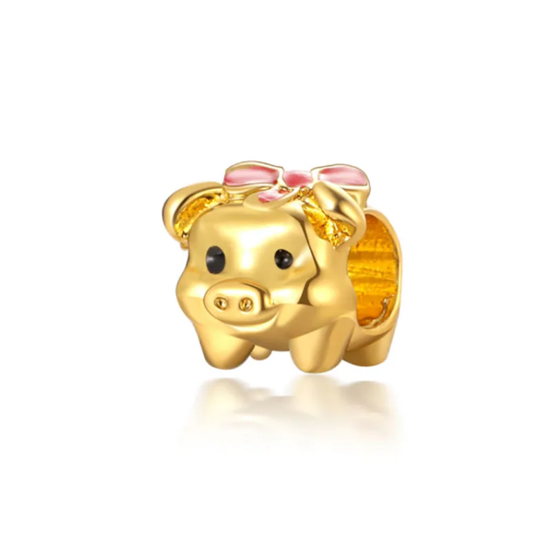 Оригинальный браслет Pandora Charms Plata De Ley бусины для изготовления ювелирных изделий
