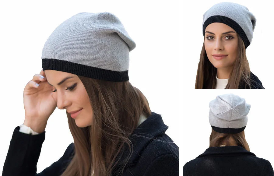 Spring and Autumn Women's Winter Beanies Skullies 2017 New Arrival Popular Hats Knitted With Wool Cap Gorros  (3)