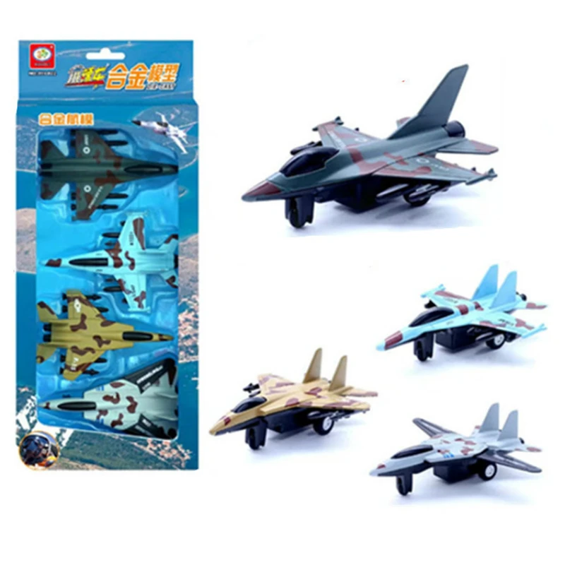 

Children's Toy Simulation Camouflage Alloy Military Combat Aircraft Model Toy Baby Set Combination Diecasts Toy Vehicles