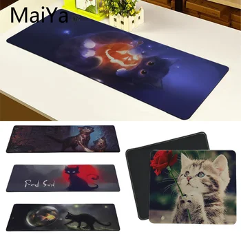 

Maiya Top Quality Cute cat kittens Animal Rubber PC Computer Gaming mousepad Free Shipping Large Mouse Pad Keyboards Mat